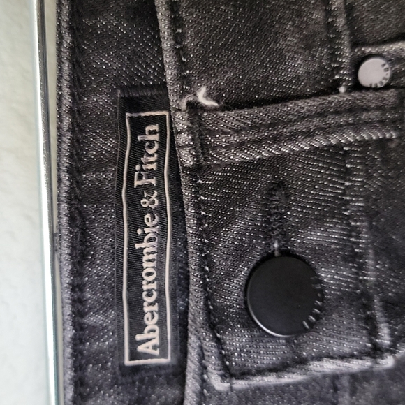 Abercrombie & Fitch DIY Festival Indie Sleaze E Girl Cut Off denim shorts 26 - Picture 4 of 9